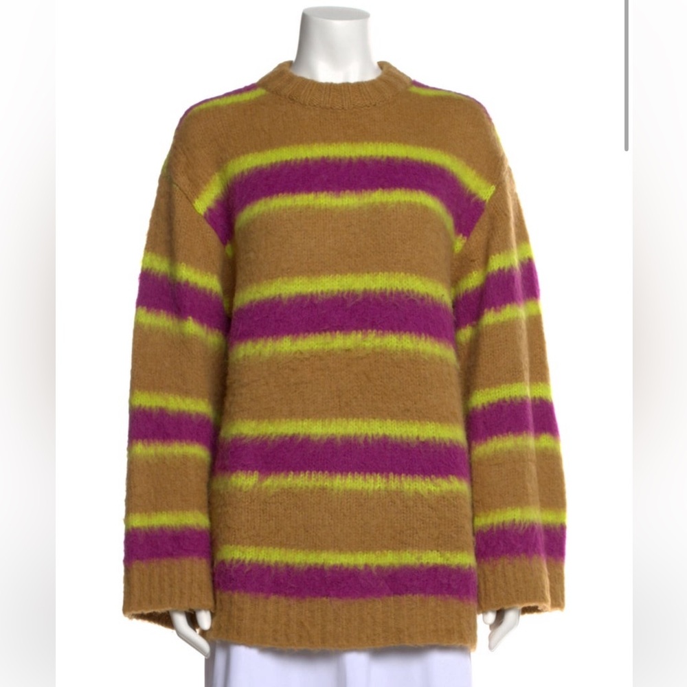 Andersson Bell wool and alpaca striped sweater, size XS